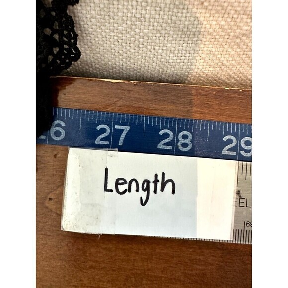 Time and Tru Embroidered Boho Top Women's Size XL Black Bell Long Sleeve - Picture 10 of 16